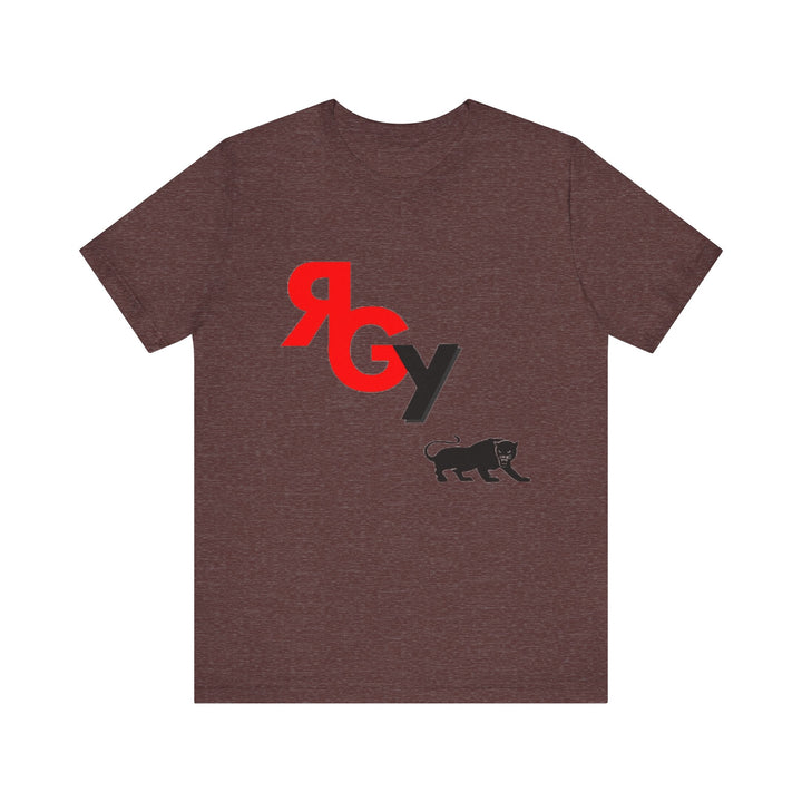 Unisex Graphic Tee - RGY Panther Design - Angopi Galhaddons