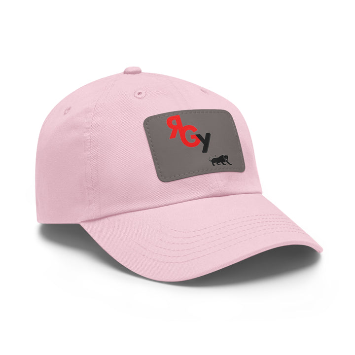Casual Dad Hat with Leather Patch - RGY Design