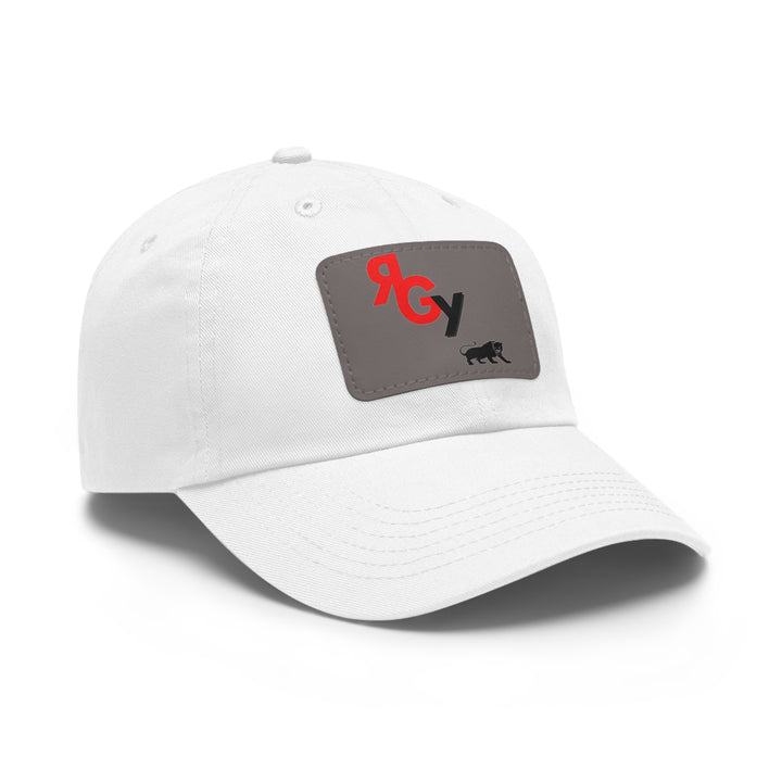 Casual Dad Hat with Leather Patch - RGY Design