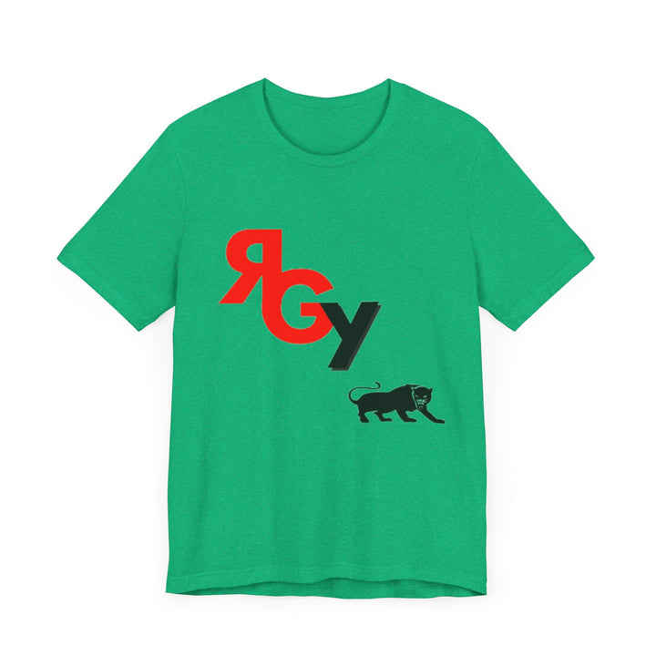 Unisex Graphic Tee - RGY Panther Design - Angopi Galhaddons