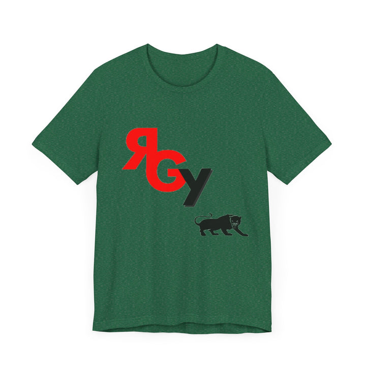 Unisex Graphic Tee - RGY Panther Design - Angopi Galhaddons