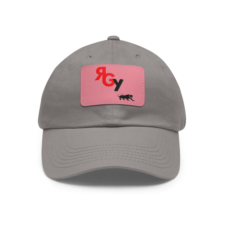 Casual Dad Hat with Leather Patch - RGY Design