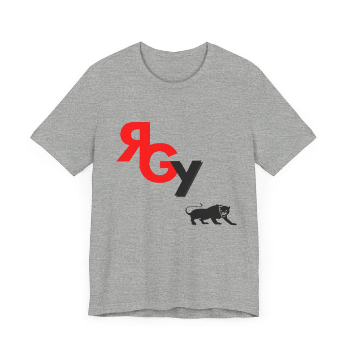 Unisex Graphic Tee - RGY Panther Design - Angopi Galhaddons
