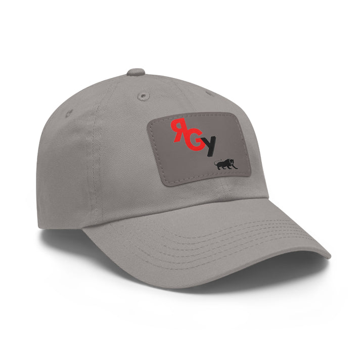 Casual Dad Hat with Leather Patch - RGY Design