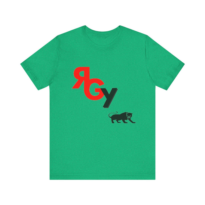 Unisex Graphic Tee - RGY Panther Design - Angopi Galhaddons