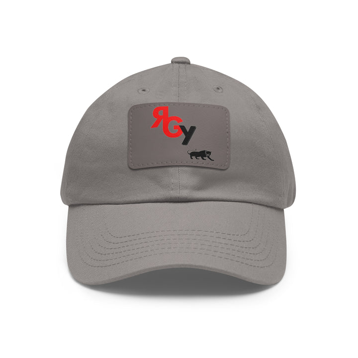 Casual Dad Hat with Leather Patch - RGY Design