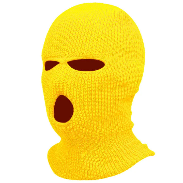 Custom Balaclava Text Logo Name Embroidery 3-Hole