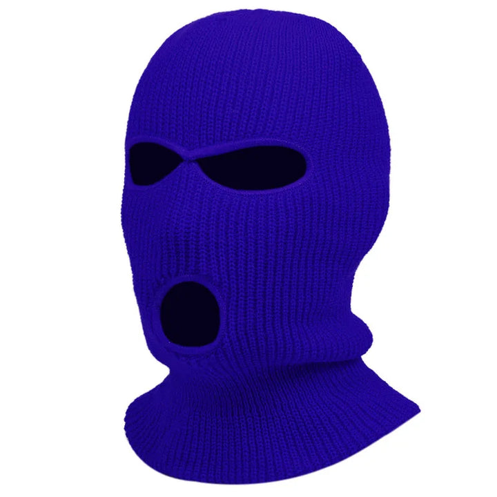 Custom Balaclava Text Logo Name Embroidery 3-Hole