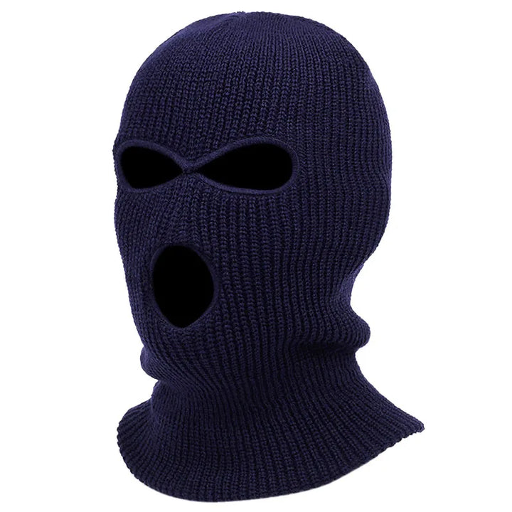 Custom Balaclava Text Logo Name Embroidery 3-Hole