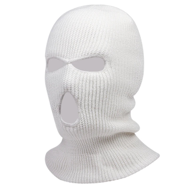 Custom Balaclava Text Logo Name Embroidery 3-Hole