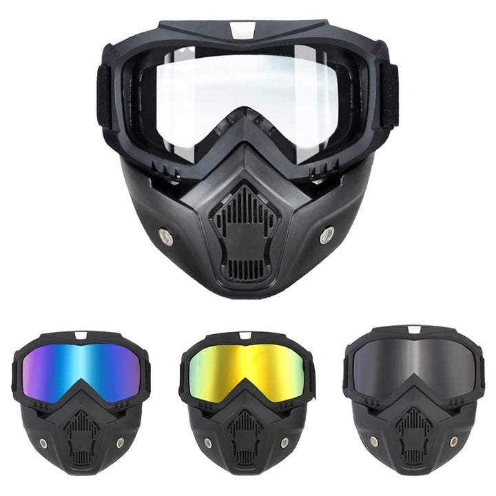 Goggles Full Face Hd Transparent Fog-proof Sand-proof Electric