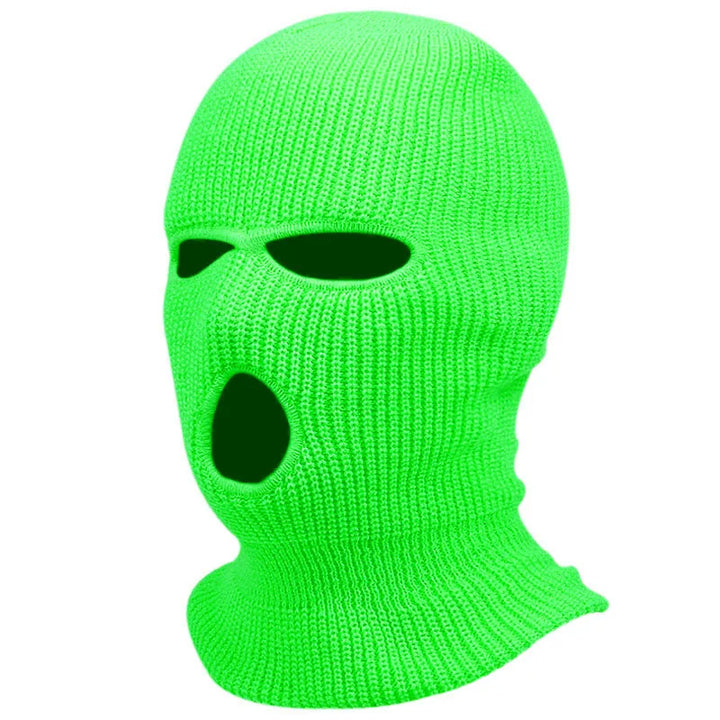 Custom Balaclava Text Logo Name Embroidery 3-Hole