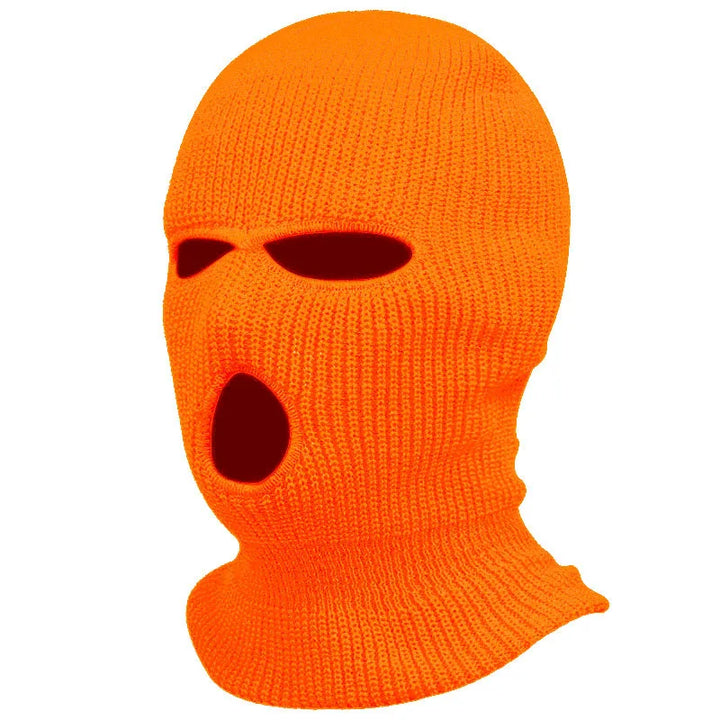 Custom Balaclava Text Logo Name Embroidery 3-Hole